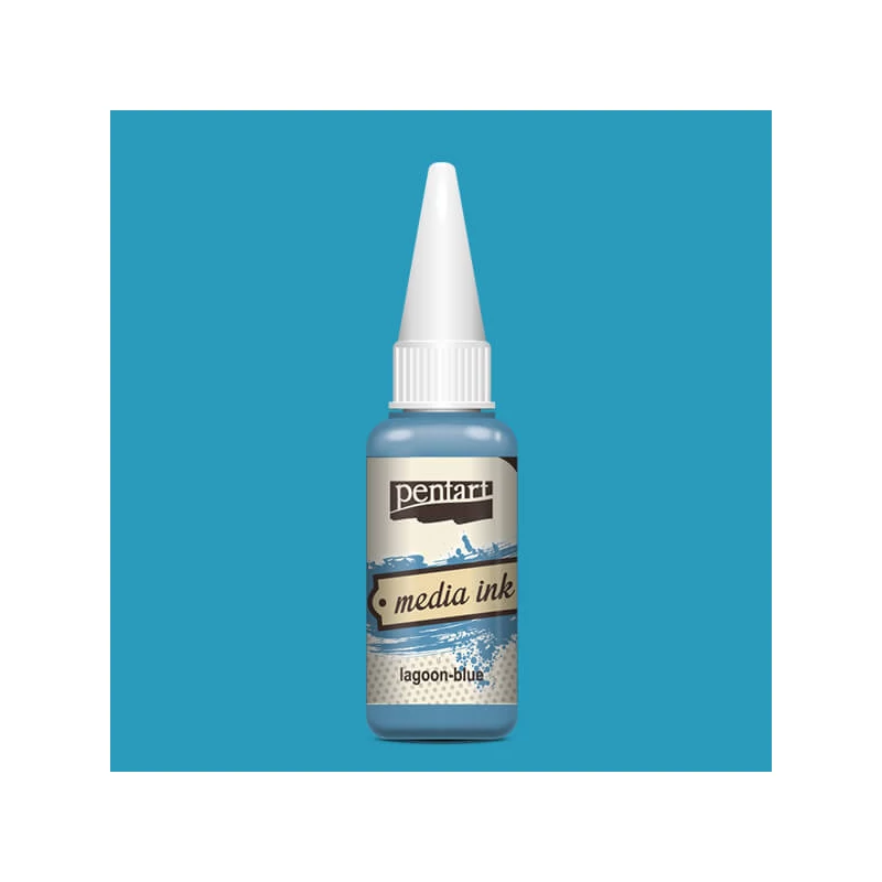 Pentart Media ink, tintafesték, 20 ml - lagúnakék