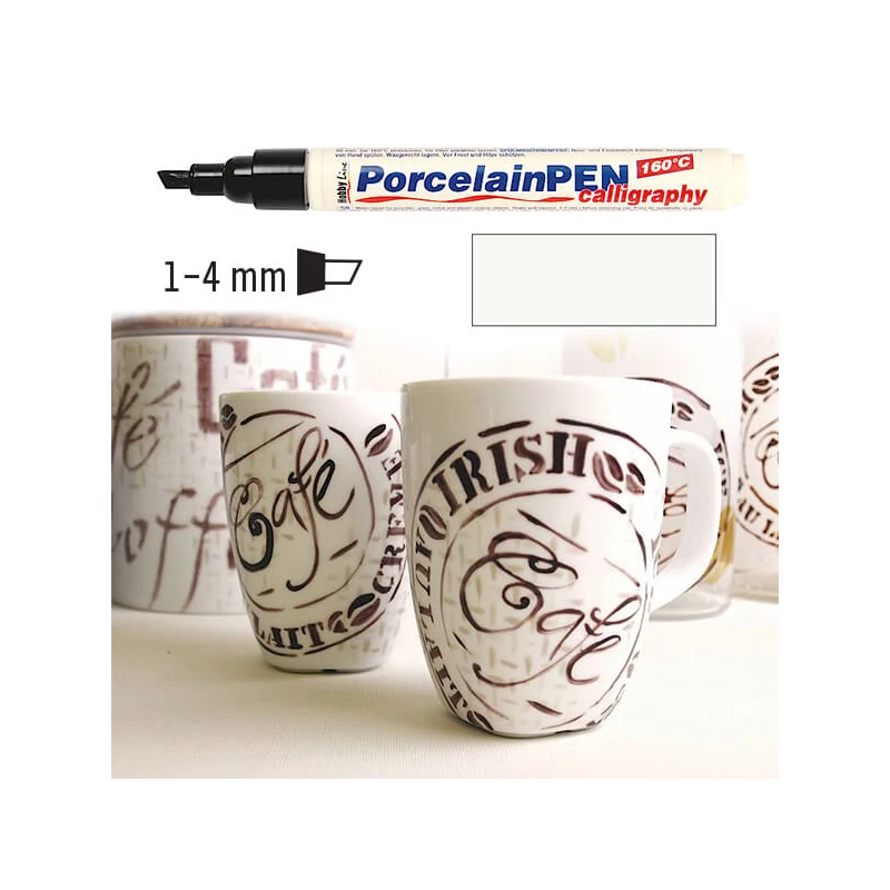 Üveg- és porcelánfilc, Kreul Classic Calligraphy - 68 fehér