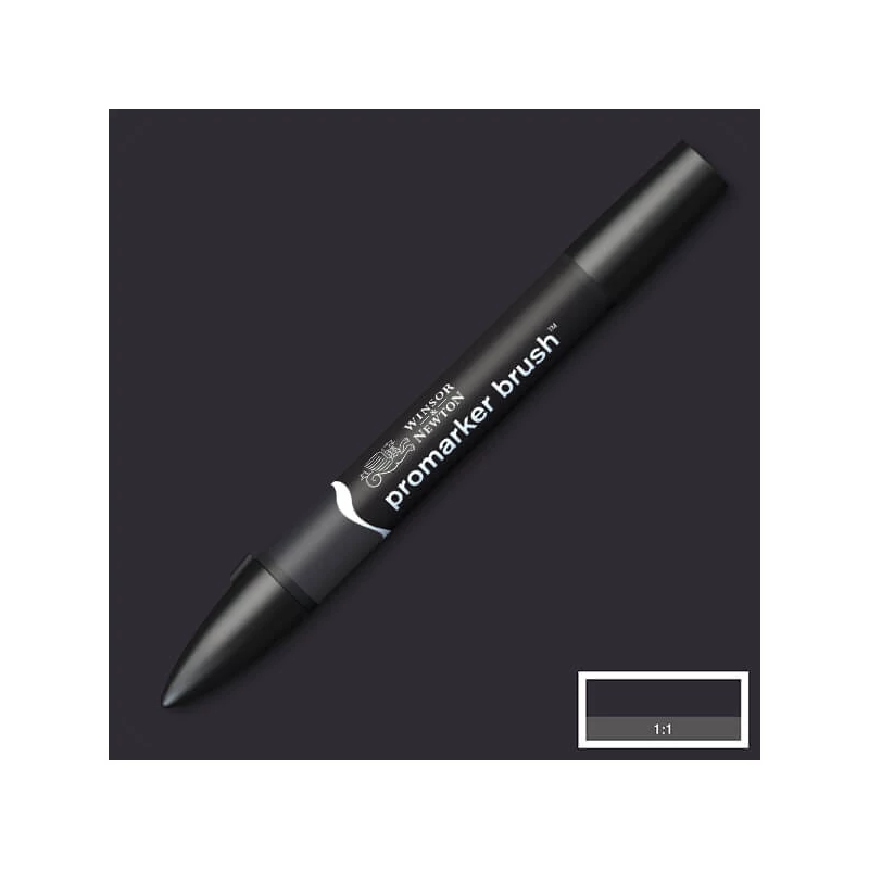 Promarker Brush kétvégű alkoholos ecsetfilc - XB, black