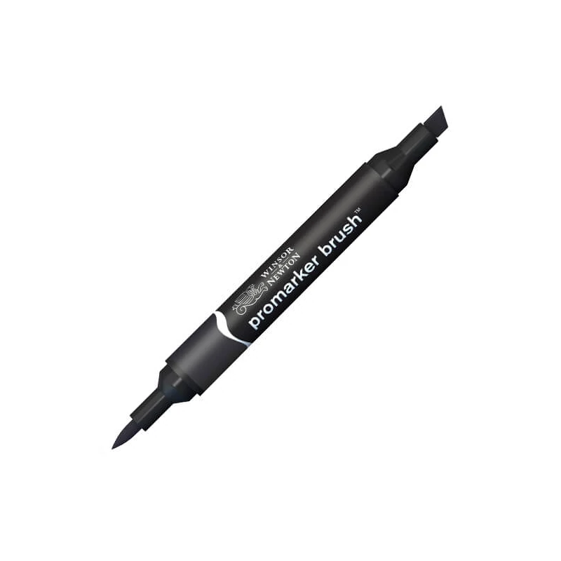 Promarker Brush kétvégű alkoholos ecsetfilc - XB, black