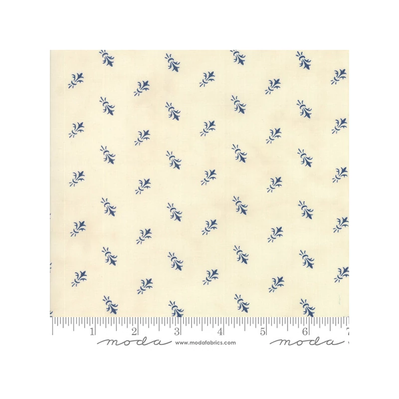 Patchwork anyag - Moda - Indigo Gatherings by Primitive Gatherings 1296-11 moon