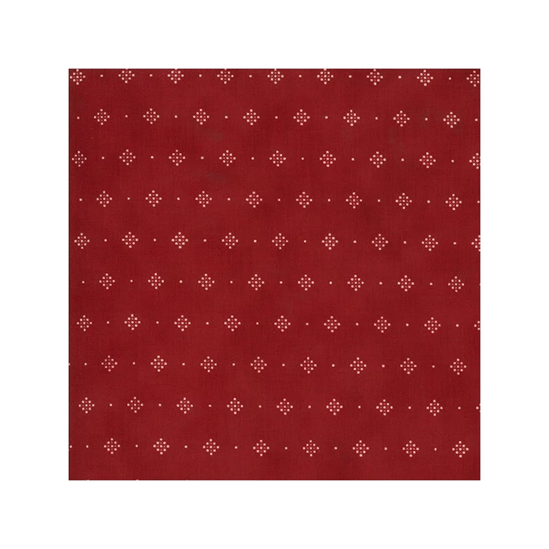 Patchwork anyag - Moda - Redwork Gatherings by Primitive Gatherings 49118-13