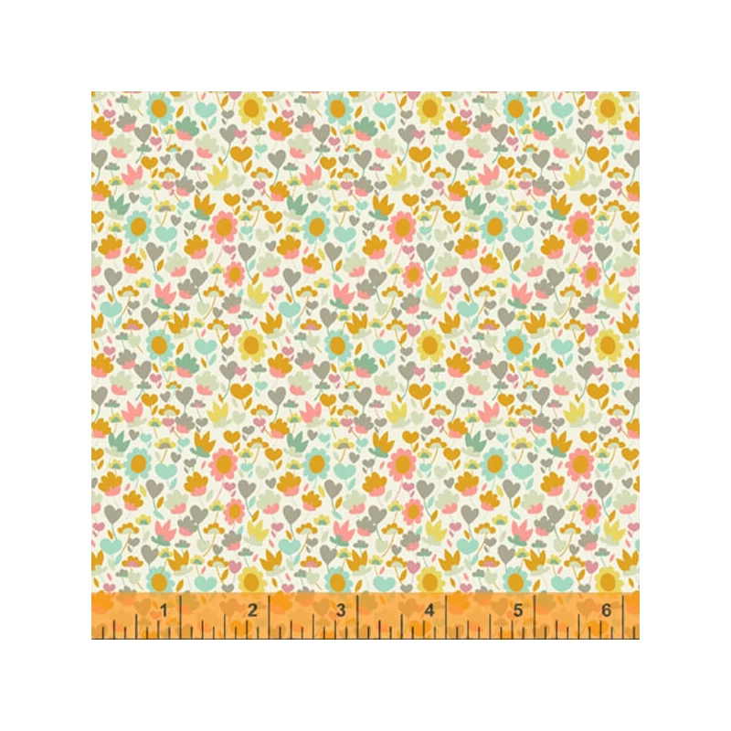 Patchwork anyag - Windham - Solstice by Sally Kelly 51936-4 sand