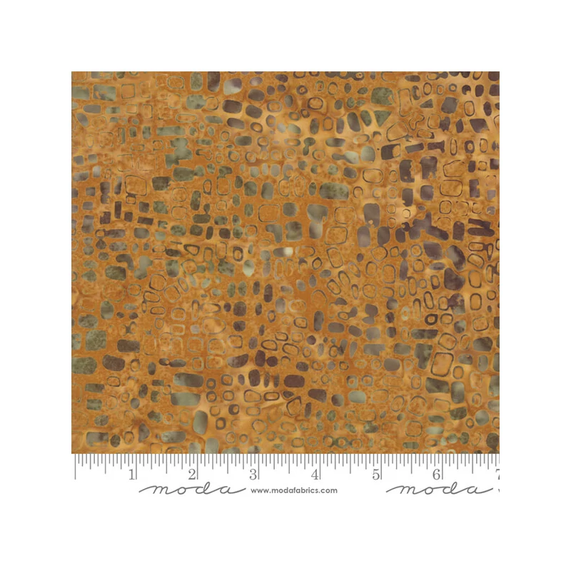 Patchwork anyag - Moda - Maui Batiks 4353-20 gold