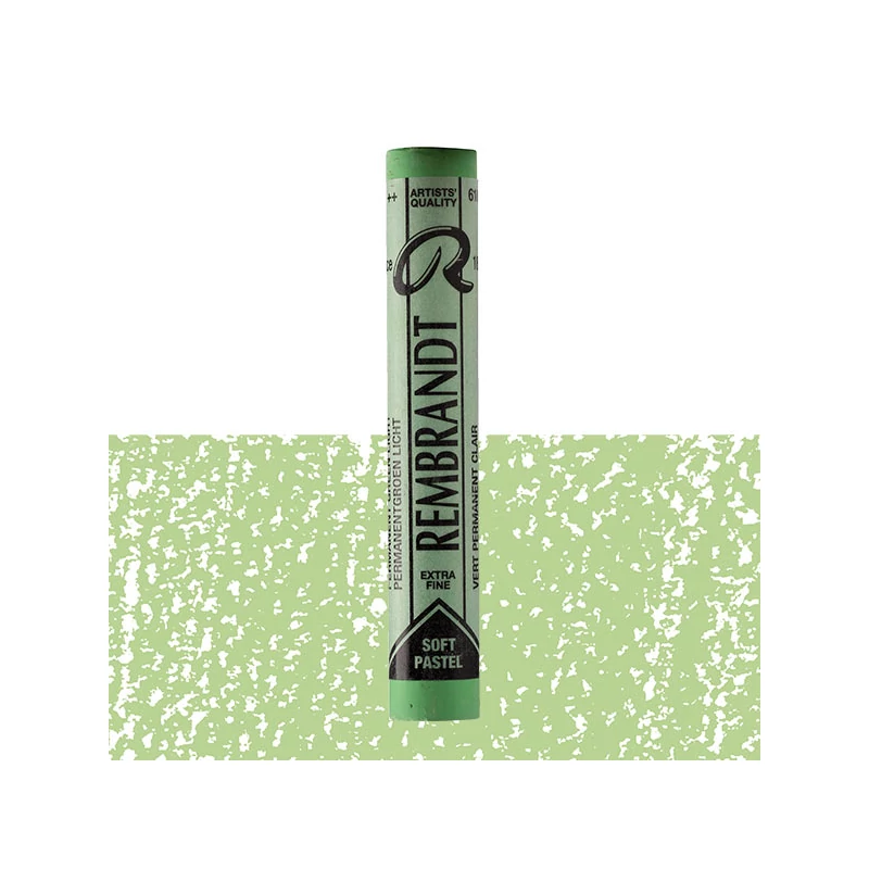 Rembrandt porpasztell kréta - 618.8, permanent green light