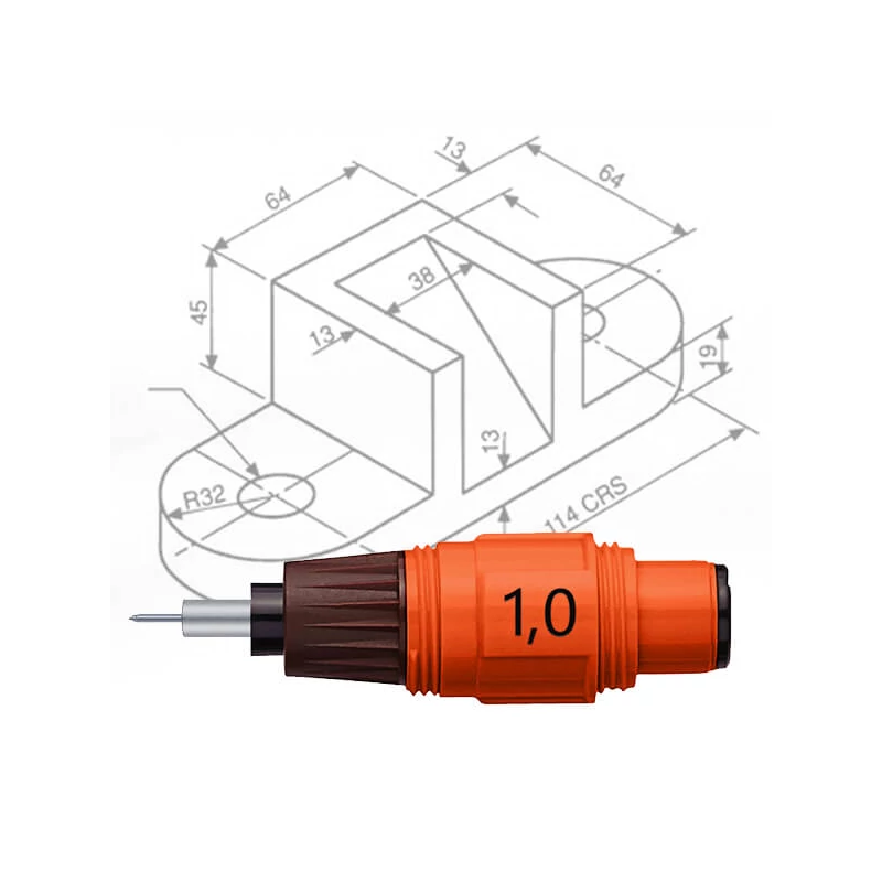 Rotring Isograph csőtollhegy - 1,00 mm