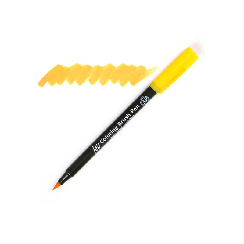 Sakura Koi brush pen ecsetfilc - 4, deep yellow