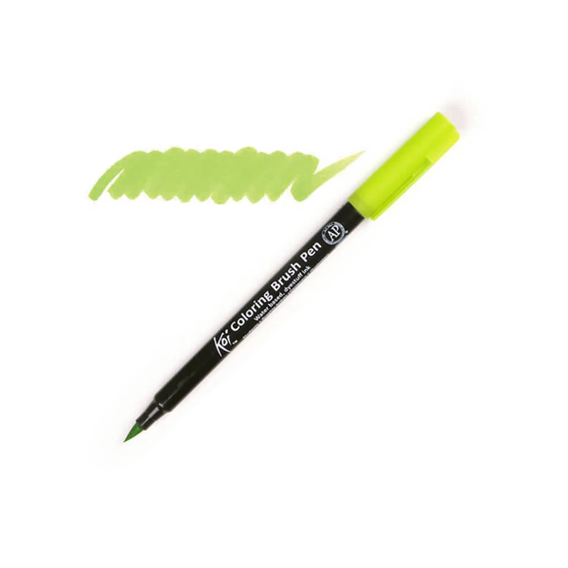 Sakura Koi brush pen ecsetfilc - 27, yellow green