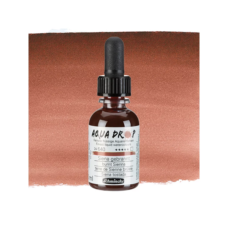Schmincke Aqua Drop folyékony akvarell festék, 30 ml - 640, burnt sienna