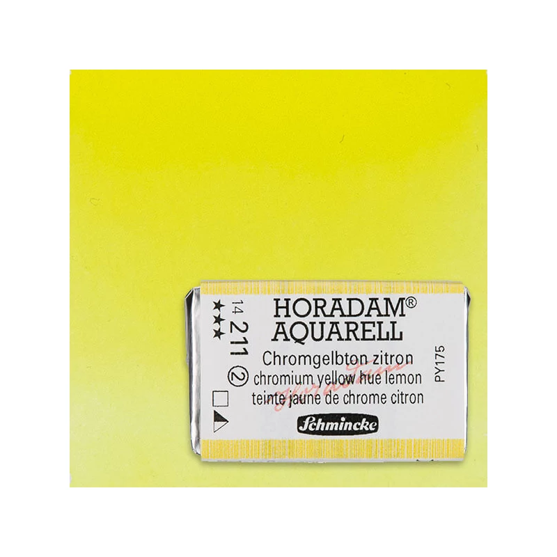 Schmincke Horadam akvarellfesték, 1/1 szilkés - 211, chromium yellow hue lemon