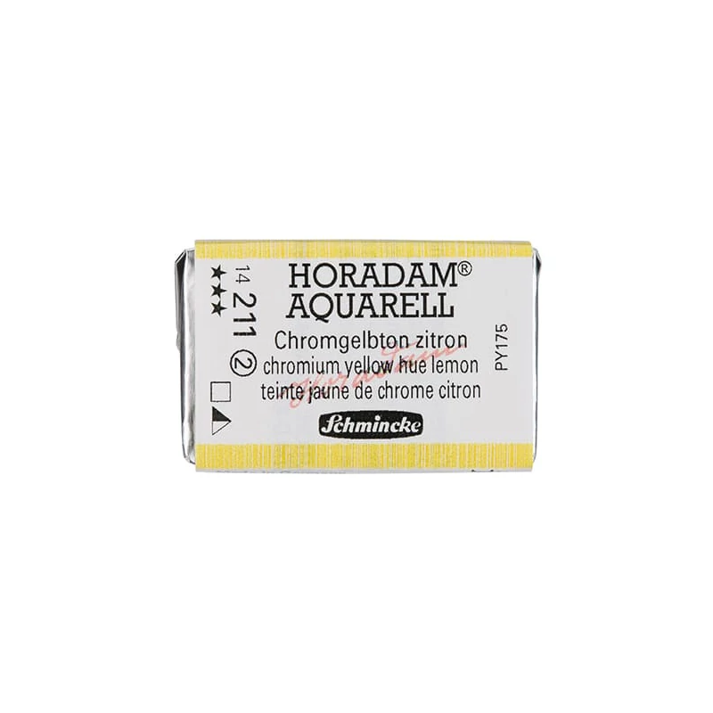 Schmincke Horadam akvarellfesték, 1/1 szilkés - 211, chromium yellow hue lemon