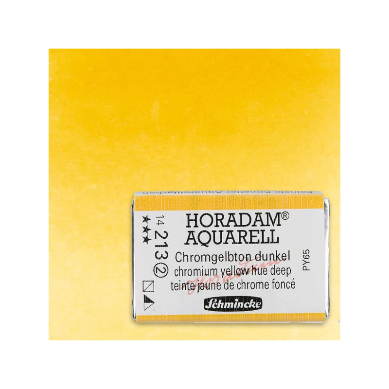 Schmincke Horadam akvarellfesték, 1/1 szilkés - 213, chromium yellow hue deep