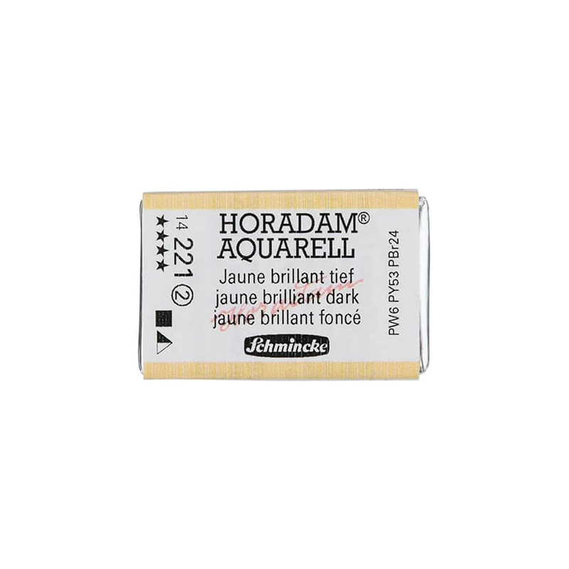 Schmincke Horadam akvarellfesték, 1/1 szilkés - 221, jaune brilliant dark