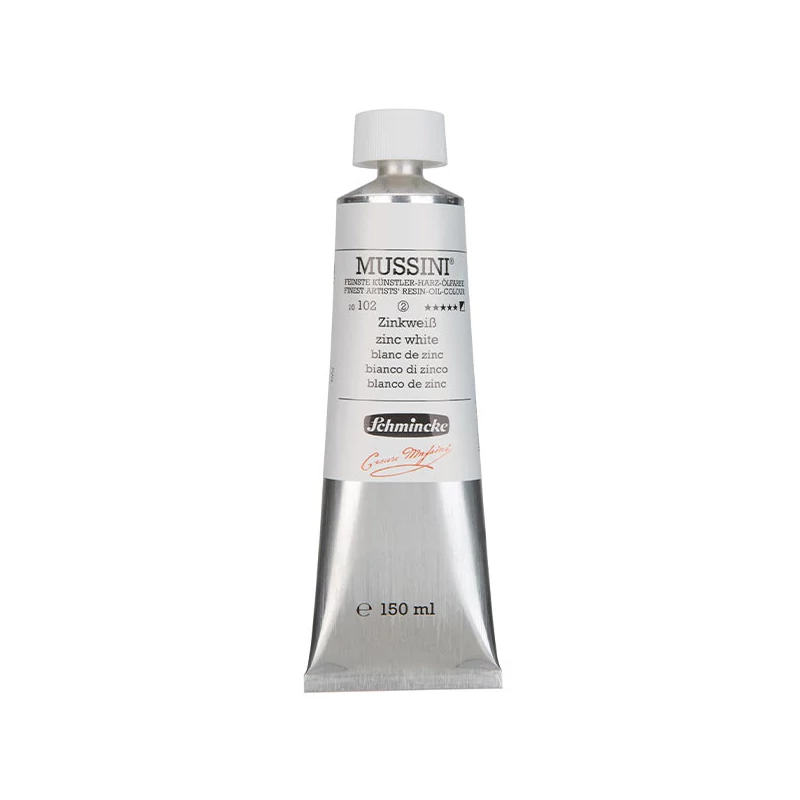 Schmincke Mussini olajfesték, 150 ml - 102, zinc white