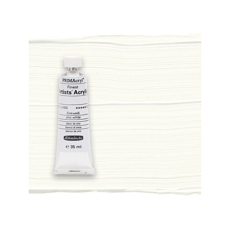 Schmincke PRIMAcryl akrilfesték, 35 ml - 100, zinc white