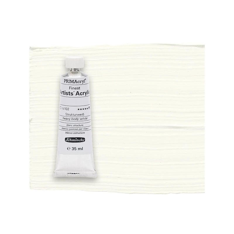 Schmincke PRIMAcryl akrilfesték, 35 ml - 102, heavy body white