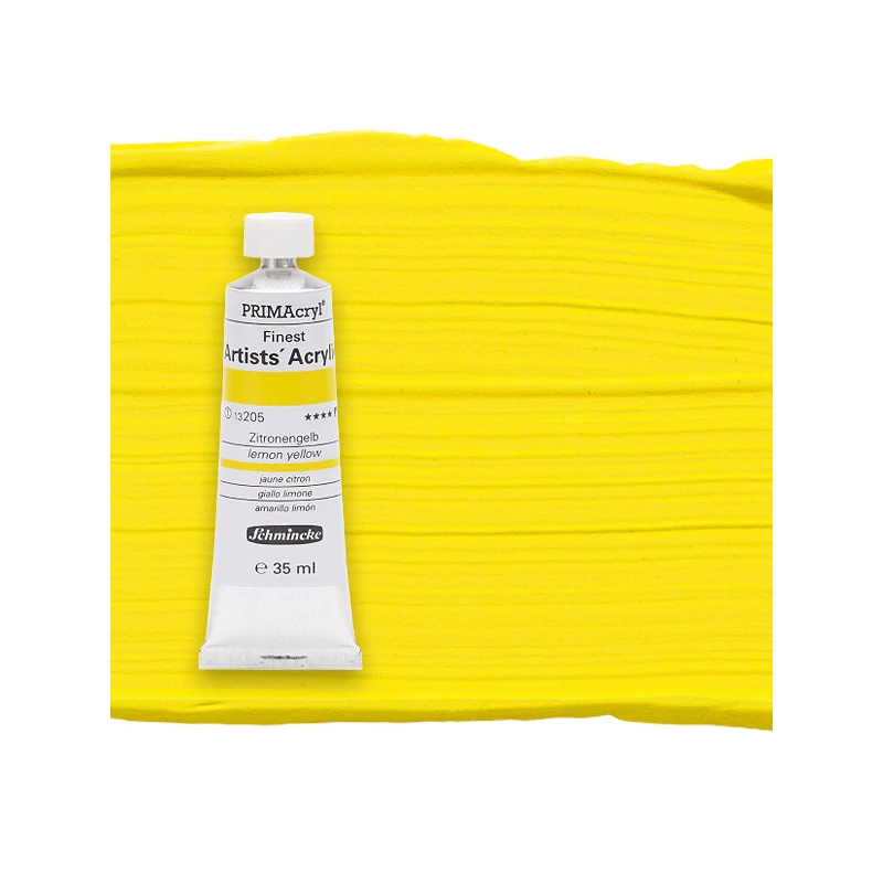 Schmincke PRIMAcryl akrilfesték, 35 ml - 205, lemon yellow