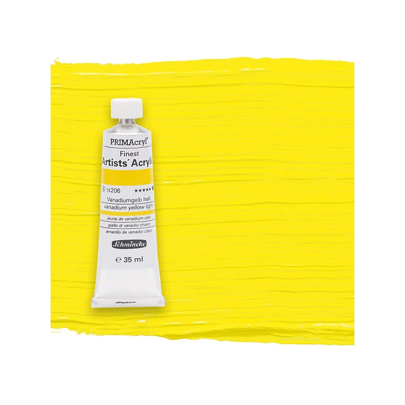 Schmincke PRIMAcryl akrilfesték, 35 ml - 206, vanadium yellow light