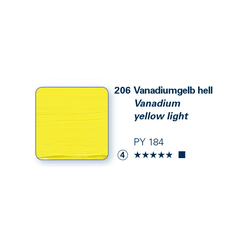 Schmincke PRIMAcryl akrilfesték, 35 ml - 206, vanadium yellow light