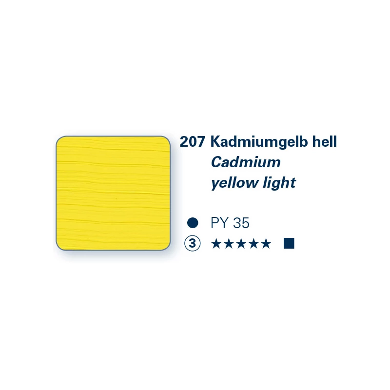 Schmincke PRIMAcryl akrilfesték, 35 ml - 207, cadmium yellow light