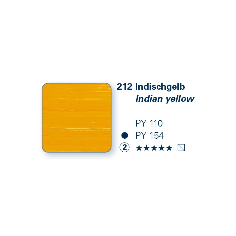 Schmincke PRIMAcryl akrilfesték, 35 ml - 212, indian yellow