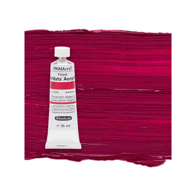 Schmincke PRIMAcryl akrilfesték, 35 ml - 326, quinacridone magenta