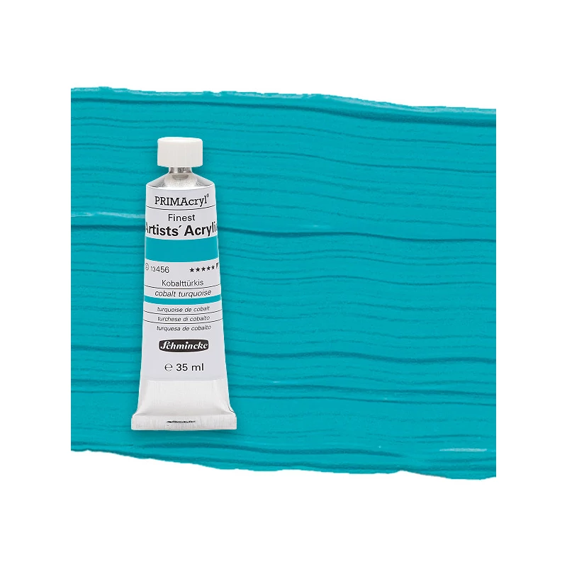 Schmincke PRIMAcryl akrilfesték, 35 ml - 456, cobalt turquoise