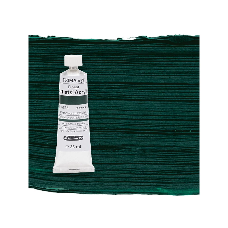 Schmincke PRIMAcryl akrilfesték, 35 ml - 563, phthalo green blue shade