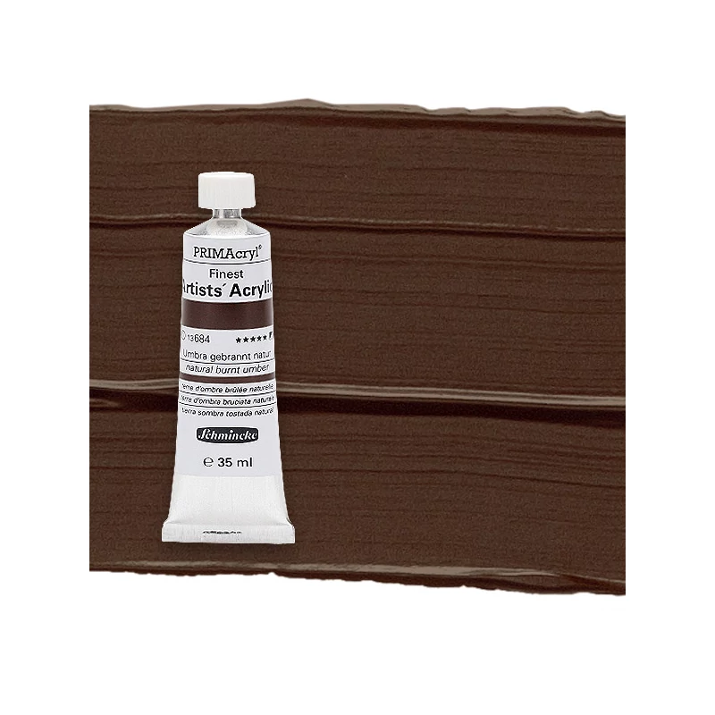Schmincke PRIMAcryl akrilfesték, 35 ml - 684, natural burnt umber