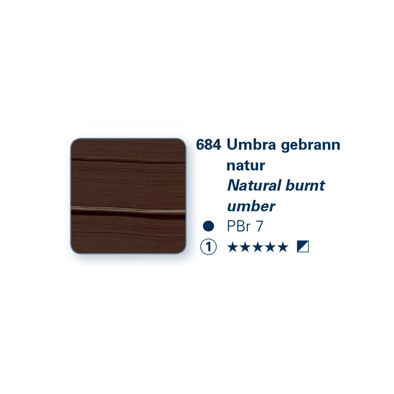 Schmincke PRIMAcryl akrilfesték, 35 ml - 684, natural burnt umber