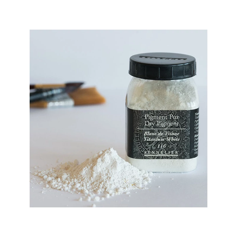Sennelier pigment - 116, titanium white, 140 g