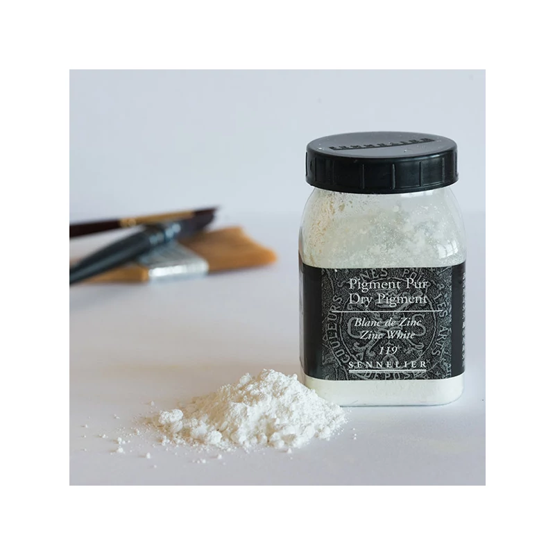 Sennelier pigment - 119, zinc white, 110 g