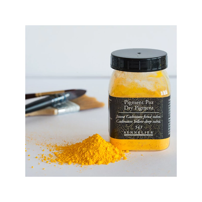 Sennelier pigment - 543, cadmium yellow deep subs., 100 g