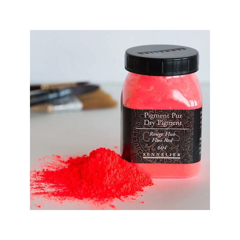 Sennelier pigment - 604, fluo red, 100 g