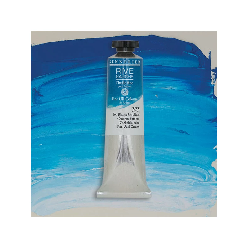 Sennelier Rive Gauche olajfesték, 40 ml - 323, cerulean blue hue