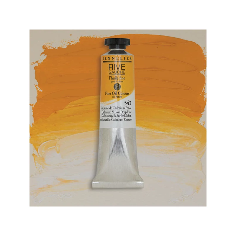 Sennelier Rive Gauche olajfesték, 40 ml - 543, cadmium yellow deep hue