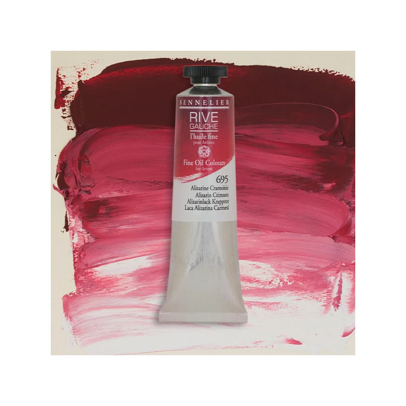 Sennelier Rive Gauche olajfesték, 40 ml - 695, alizarin crimson