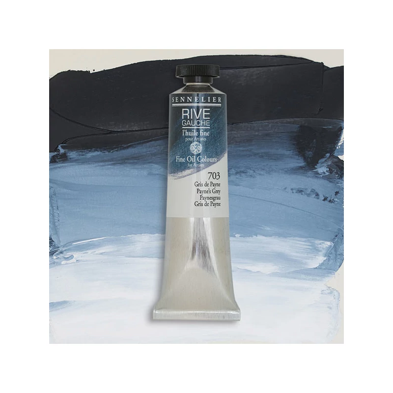 Sennelier Rive Gauche olajfesték, 40 ml - 703, Payne's grey