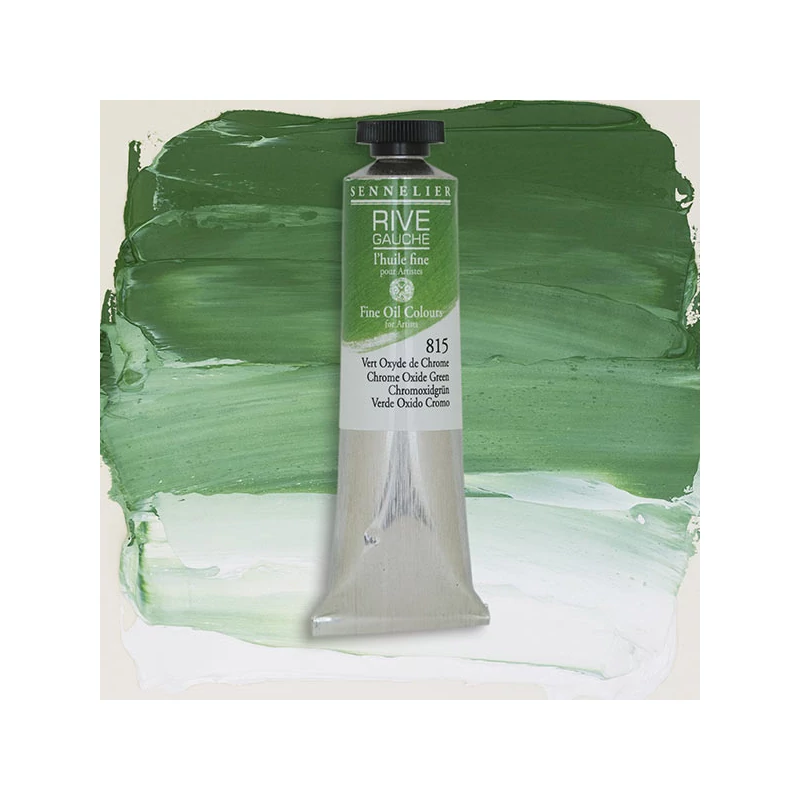 Sennelier Rive Gauche olajfesték, 40 ml - 815, chrome oxide green