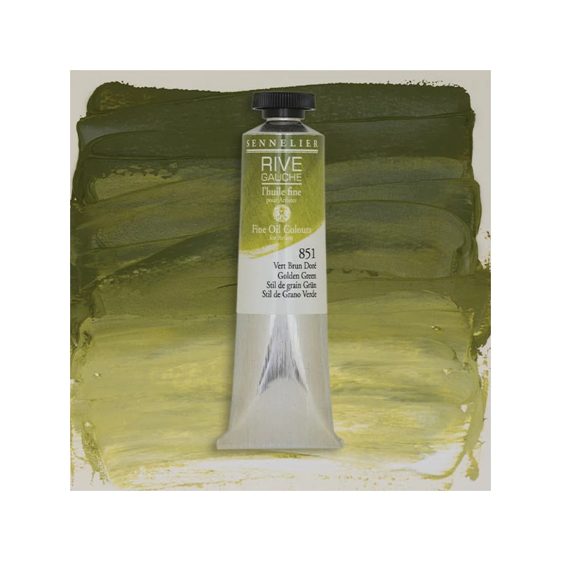 Sennelier Rive Gauche olajfesték, 40 ml - 851, golden green