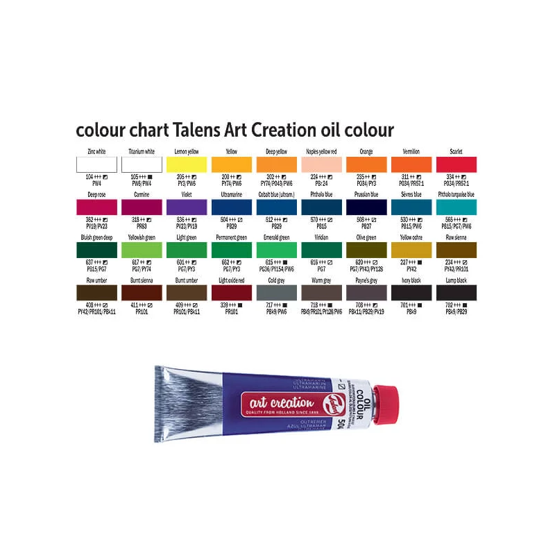 Talens Art Creation olajfesték, 200 ml - 234, Raw sienna