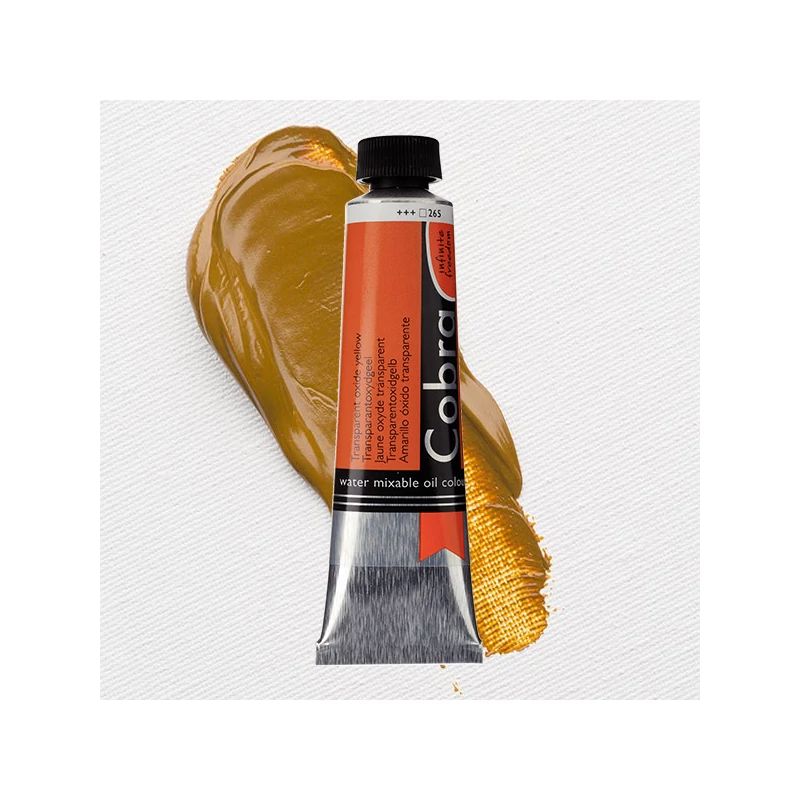 Talens Cobra vizes olajfesték, 40 ml - 265, transparent oxide yellow