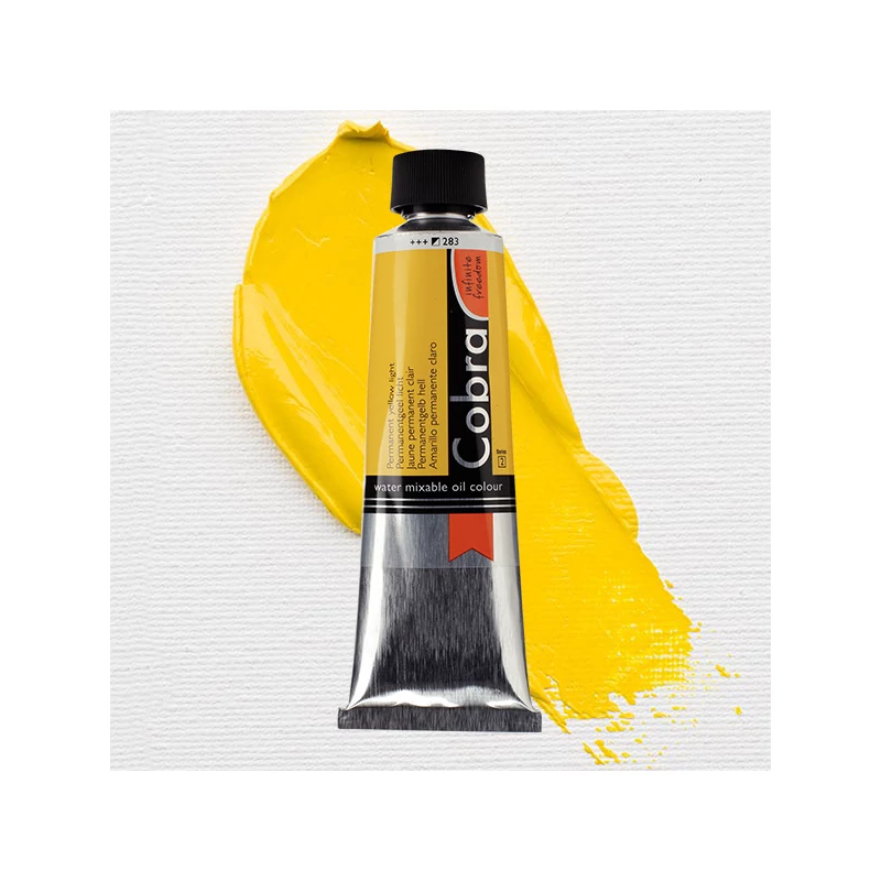 Talens Cobra vizes olajfesték, 40 ml - 283, permanent yellow light