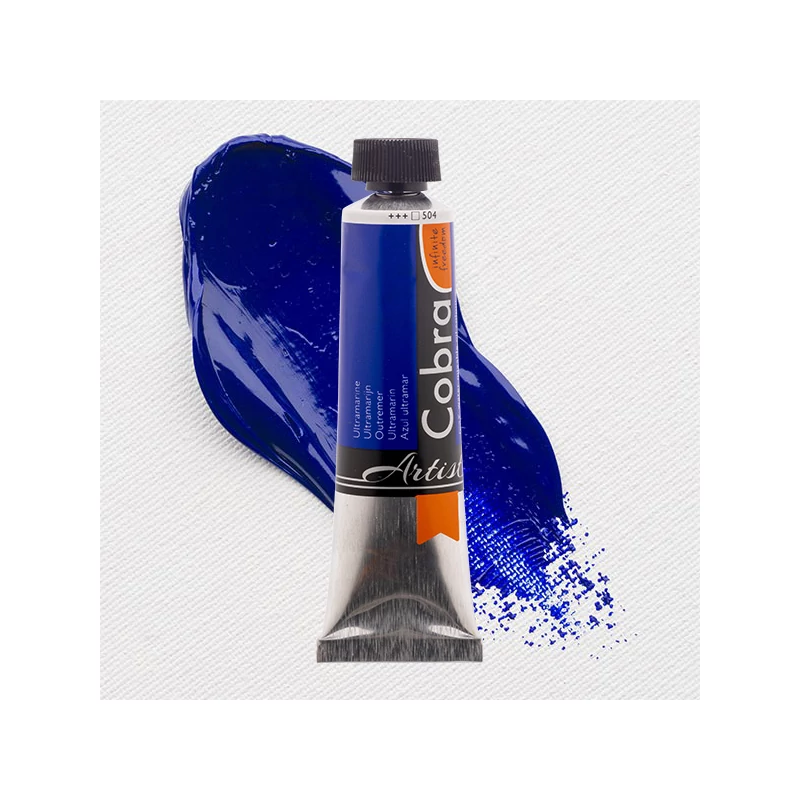 Talens Cobra vizes olajfesték, 40 ml - 504, ultramarine