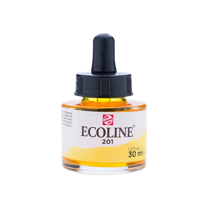 Talens Ecoline folyékony akvarell festék, 30 ml - 201, light yellow