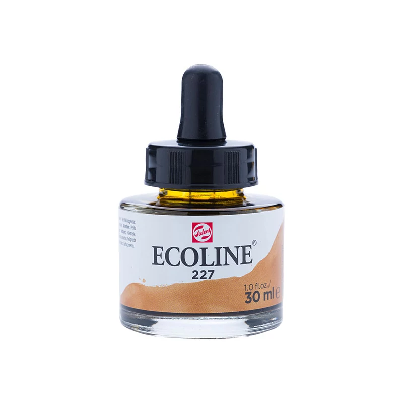 Talens Ecoline folyékony akvarell festék, 30 ml - 227, yellow ochre