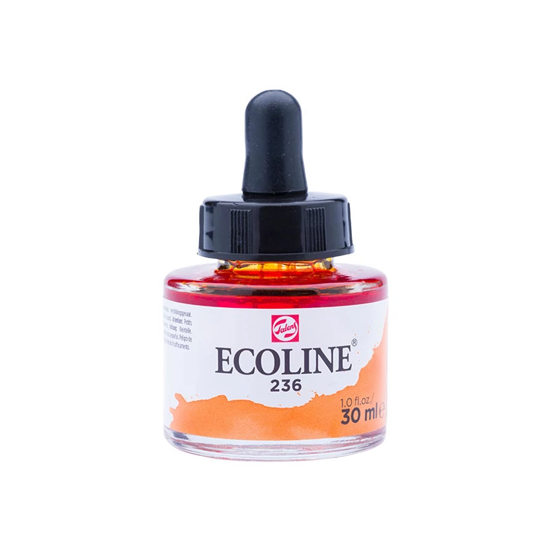 Talens Ecoline folyékony akvarell festék, 30 ml - 236, light orange