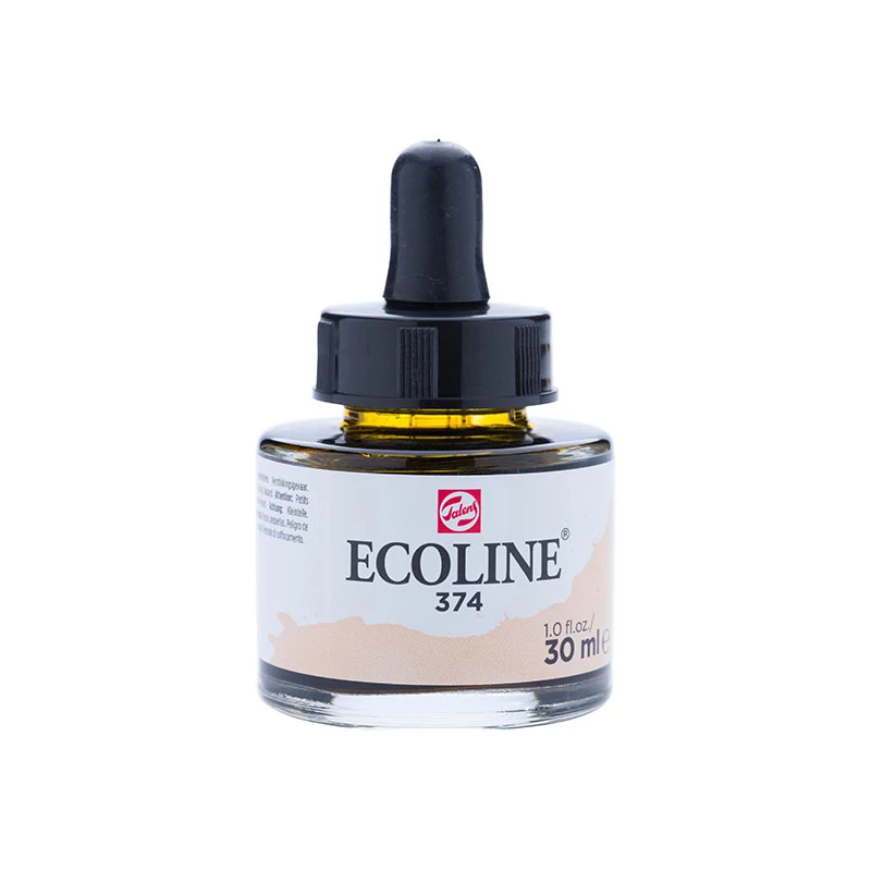 Talens Ecoline folyékony akvarell festék, 30 ml - 374, pink beige