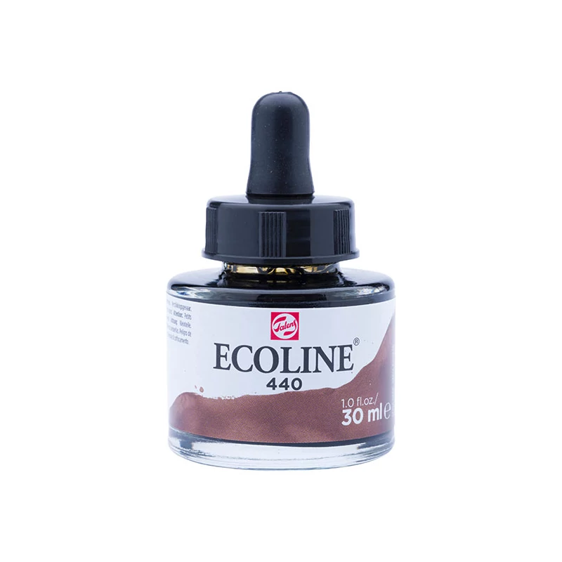 Talens Ecoline folyékony akvarell festék, 30 ml - 440, sepia deep