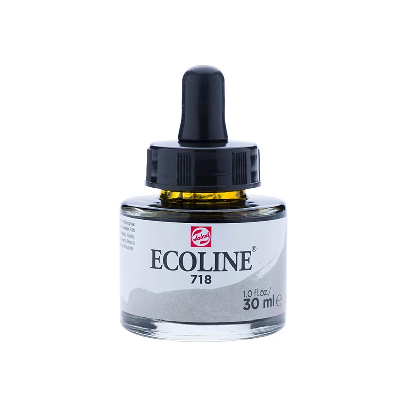 Talens Ecoline folyékony akvarell festék, 30 ml - 718, warm grey